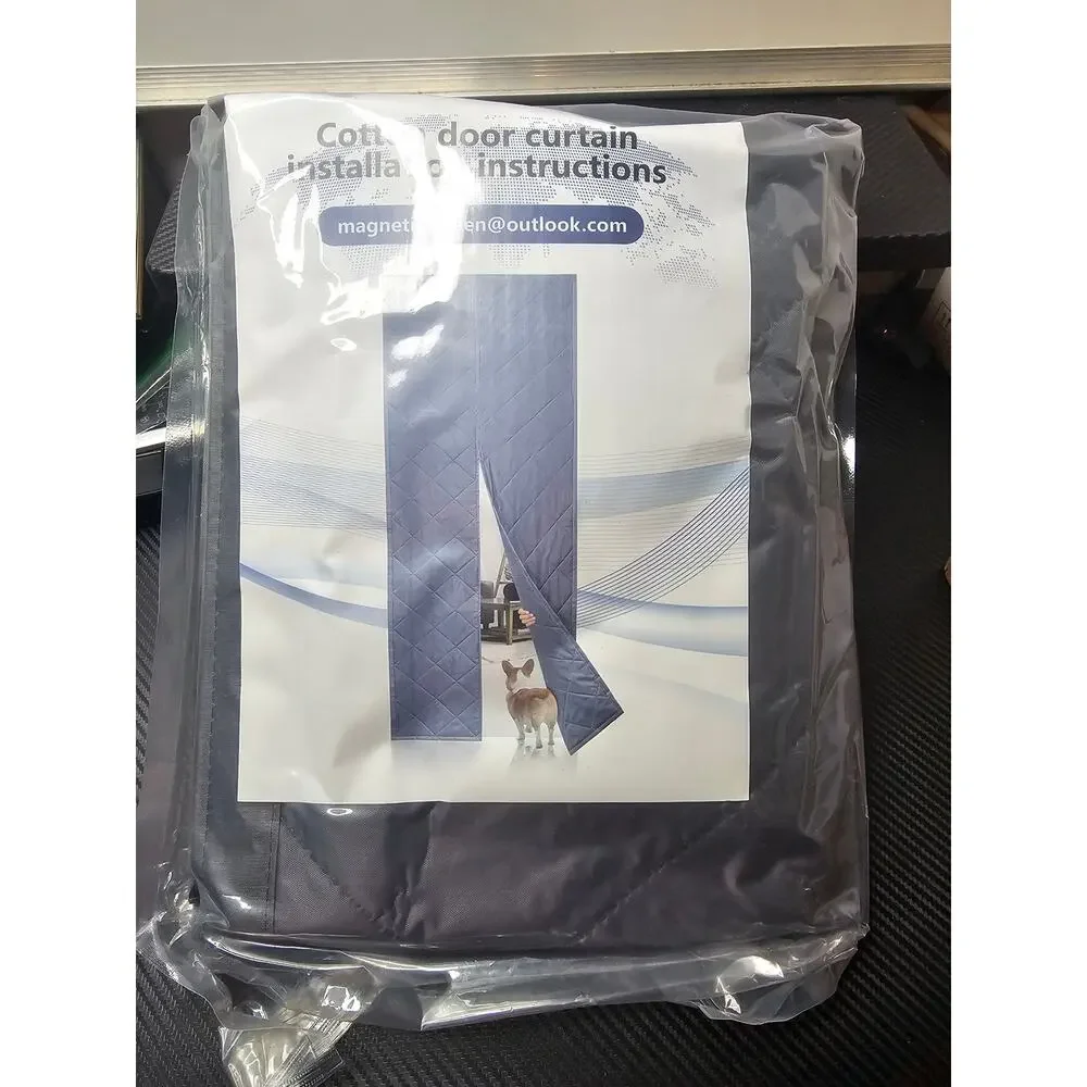 Magnetic Thermal Insulated Door Curtain Fits Door Size 36